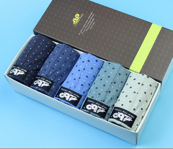 Muški set pamučnih gaćica niskog struka