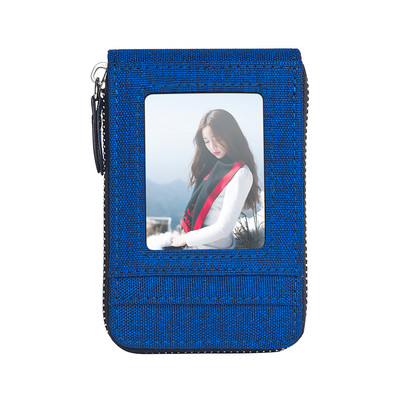 Eko bőrből készült férfi pénztárca irattartókkal