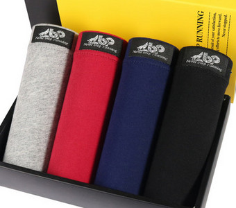 Boxeri pentru bărbați elastici 4 bucăți într-un set