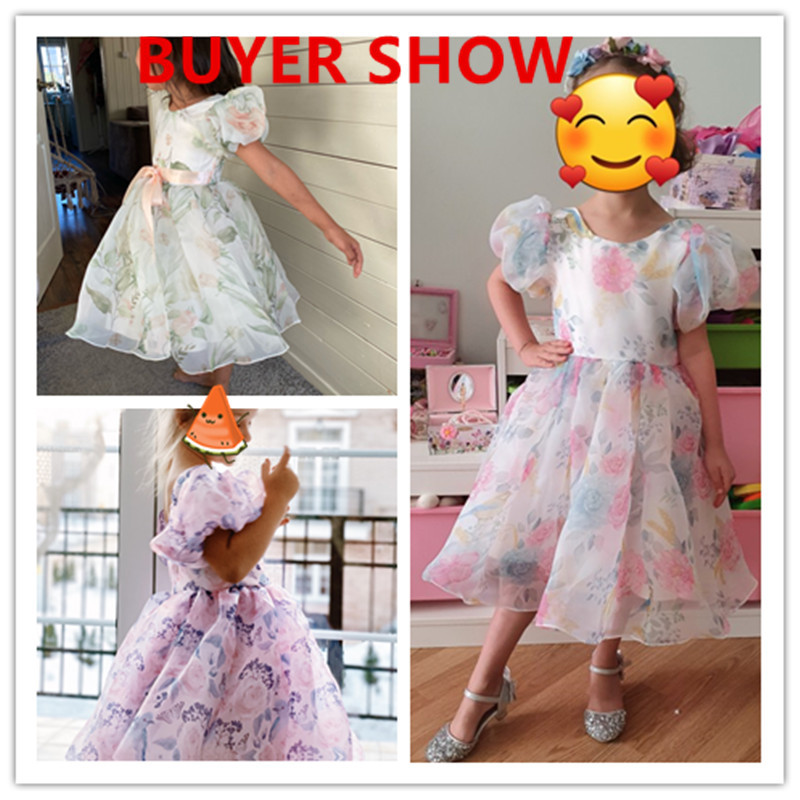 Elegantsed tüdrukute lilledega varrukatega kleidid pulmadeks, lastele pidulik sünnipäevapidu, haldjas printsess, riidest lastele tüll Vestidos