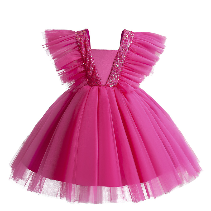 Vjenčanice, rođendanske haljine za djevojčice 3-8 godina, elegantna tutu haljina za krštenje sa šljokicama, dječja, dječja svečana odjeća