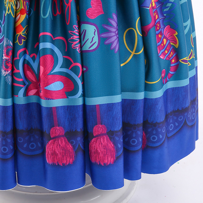 Encanto mergaičių vakarėlio suknelė princesės kostiumas vaikams Helovinas Disfraz Cosplay kostiumas kūdikiui mergaičių suknelė Kalėdų karnavalas Vestido