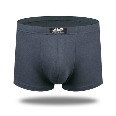 Žemo juosmens medvilninės boksinės kelnaitės vyrams