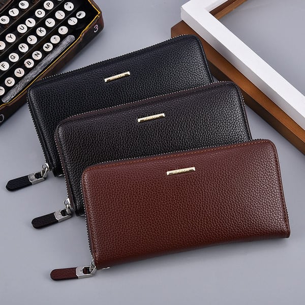 Vyriška odinė piniginė su rankena