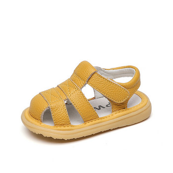 Бебе момичета момчета летни сандали детски обувки против сблъсък за малко дете меко дъно детски детски плажни сандали