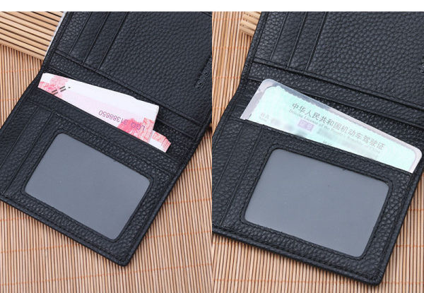 Vyriška eko odos piniginė tinka kreditinėms kortelėms ir dokumentams