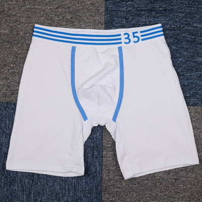 Új modell férfi sport boxer széles gumival