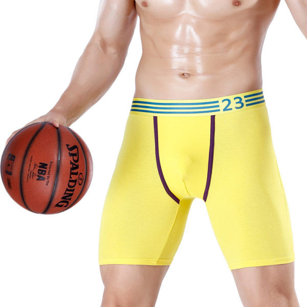 Új modell férfi sport boxer széles gumival