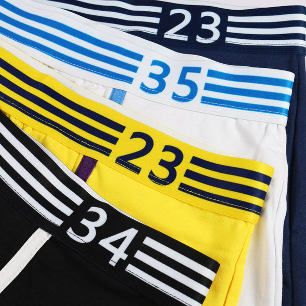 Új modell férfi sport boxer széles gumival