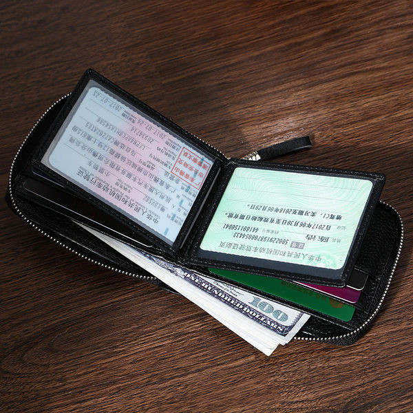 Férfi pénztárca iratok és érmék tárolására