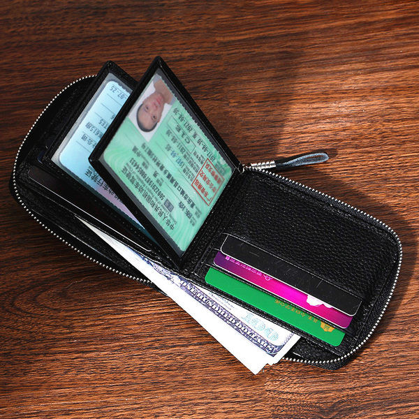 Férfi pénztárca iratok és érmék tárolására