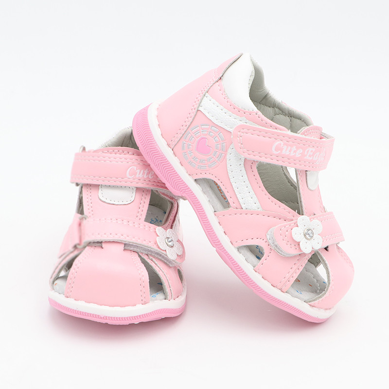 Mergaičių basutės Vasaros gėlės Mieli minkšti vaikiški paplūdimio batai mažiems mergaitėms sandalai ortopedinės princesės mados aukštos kokybės