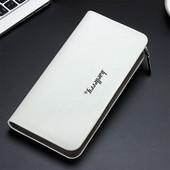 Férfi pénztárca cipzárral és felirattal - több színben