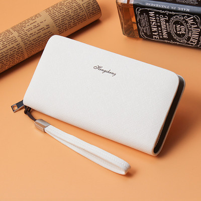 Férfi pénztárca cipzárral és felirattal - több színben