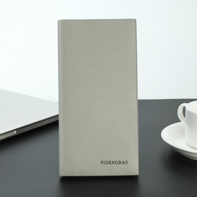 Kelių spalvų moderni vyriška piniginė iš eko odos