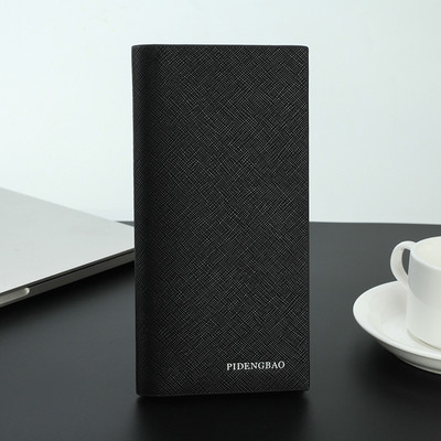 Kelių spalvų moderni vyriška piniginė iš eko odos