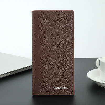 Kelių spalvų moderni vyriška piniginė iš eko odos