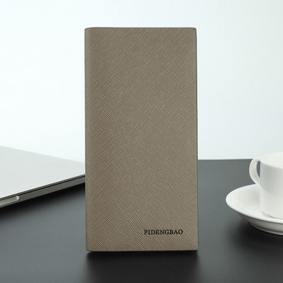 Kelių spalvų moderni vyriška piniginė iš eko odos