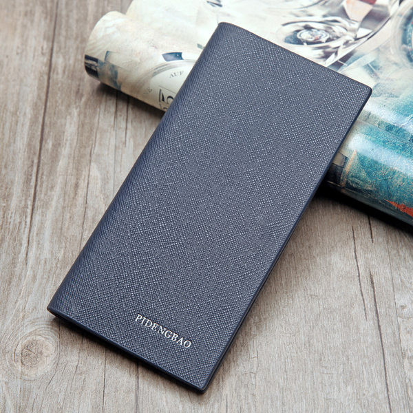 Kelių spalvų moderni vyriška piniginė iš eko odos