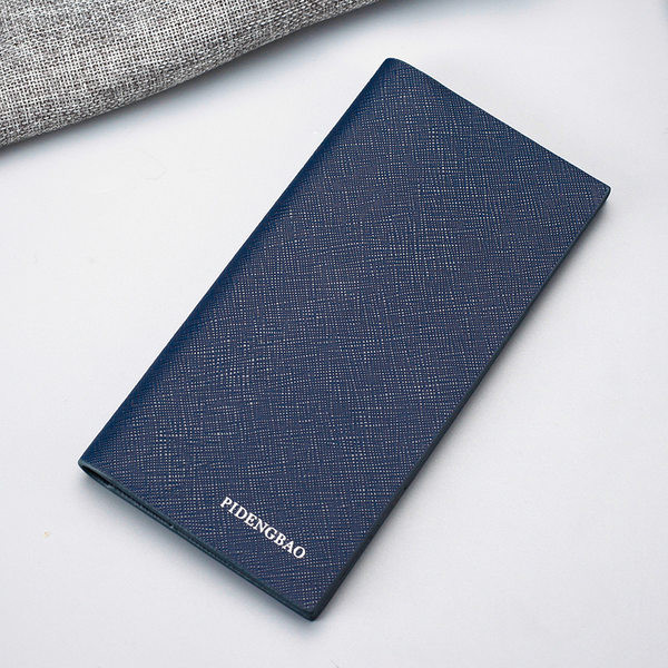 Kelių spalvų moderni vyriška piniginė iš eko odos