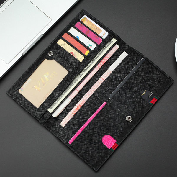 Kelių spalvų moderni vyriška piniginė iš eko odos