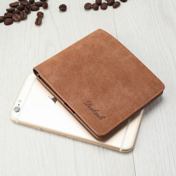 Vyriška piniginė iš dirbtinės odos – dviejų modelių