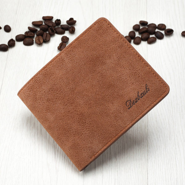 Vyriška piniginė iš dirbtinės odos – dviejų modelių