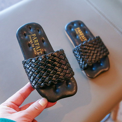 Lányok Szandálok Csúszdák Gyerekek Nyári Strandszandálok Redős Fodorok Princess Sweet Kids Papucs fürdéshez Beltéri úszáshoz kültéri Új