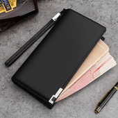 Férfi bőr pénztárca fogantyúval