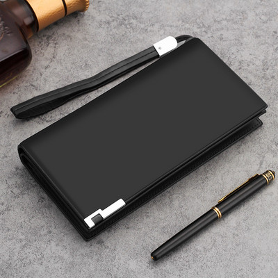 Férfi bőr pénztárca fogantyúval