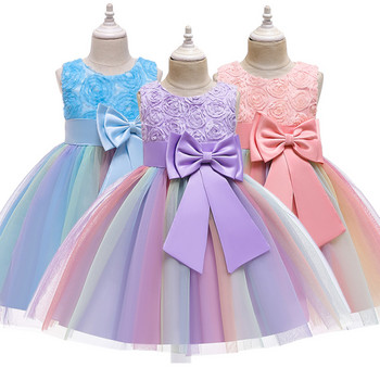 Παιδικό φόρεμα πριγκίπισσας καλοκαιρινής δαντέλας 2-12 ετών Παιδικά φλοράλ φορέματα για κορίτσια Παιδικά ρούχα Παιδικό πάρτι γενεθλίων Tutu Custome Vestidos