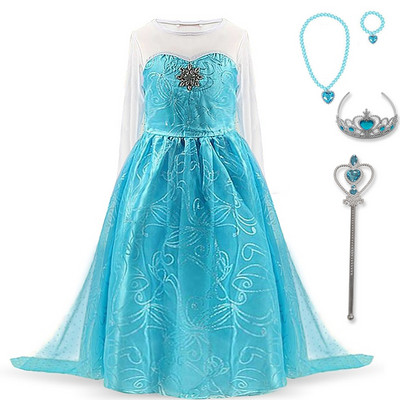 Fantasy hercegnő jelmez Halloween karnevál Gyermek Copslay Öltöztesd fel karácsonyi parti gyerekruhák lányoknak Vestidos Menina