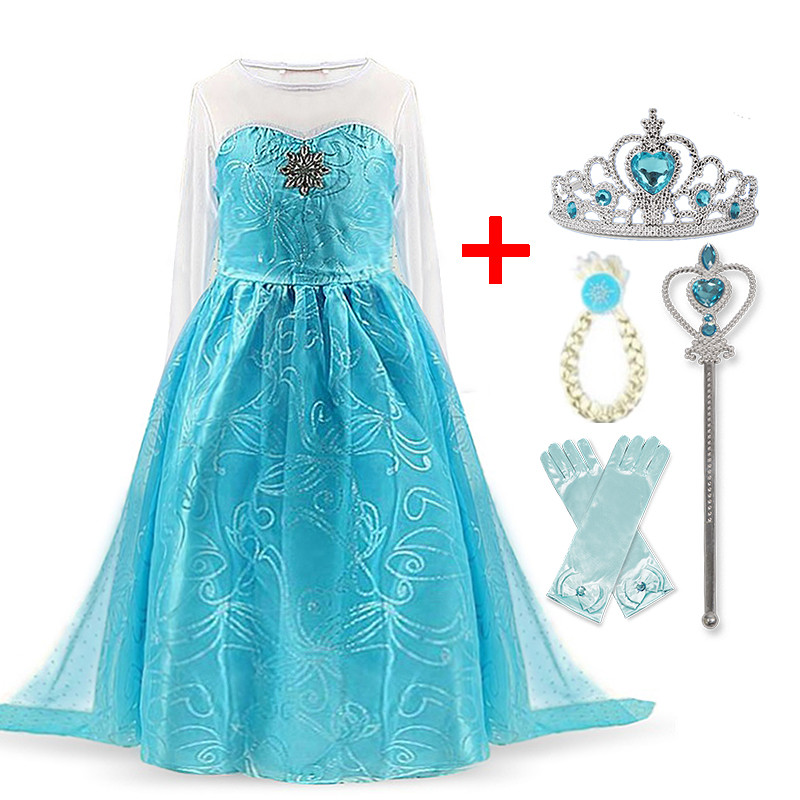 Fantasy hercegnő jelmez Halloween karnevál Gyermek Copslay Öltöztesd fel karácsonyi parti gyerekruhák lányoknak Vestidos Menina