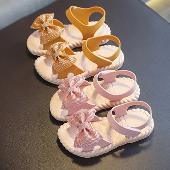 Καλοκαιρινά παιδικά παπούτσια για κορίτσια Μόδα Sweet Princess Παιδικά σανδάλια για κορίτσια Μικρό μωρό Μαλακά γλυκά αναπνεύσιμα παπούτσια με φιόγκο