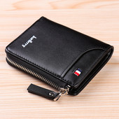 Kožni muški novčanik sa patentnim zatvaračem u dvije boje