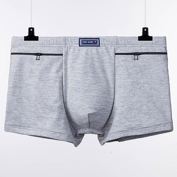 Vyriškos kelnaitės su kišene ir užtrauktuku