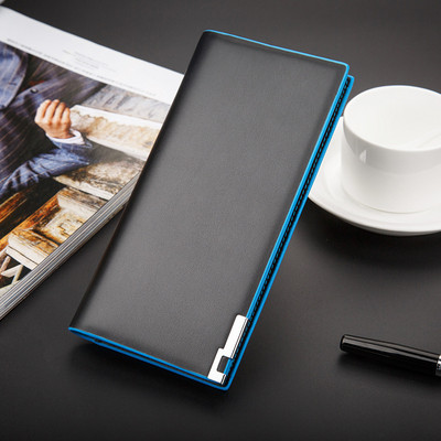 Eco bőr mindennapi pénztárca dokumentum hellyel