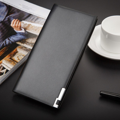 Eco bőr mindennapi pénztárca dokumentum hellyel