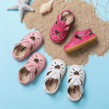 Καλοκαιρινά βρεφικά σανδάλια Βρεφικά κοριτσίστικα παιδικά παπούτσια κατά της σύγκρουσης Love soft bottom  Παιδικά σανδάλια παραλίας