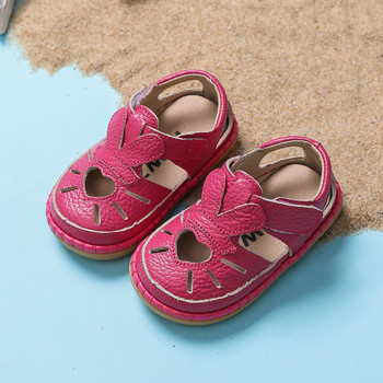 Καλοκαιρινά βρεφικά σανδάλια Βρεφικά κοριτσίστικα παιδικά παπούτσια κατά της σύγκρουσης Love soft bottom  Παιδικά σανδάλια παραλίας