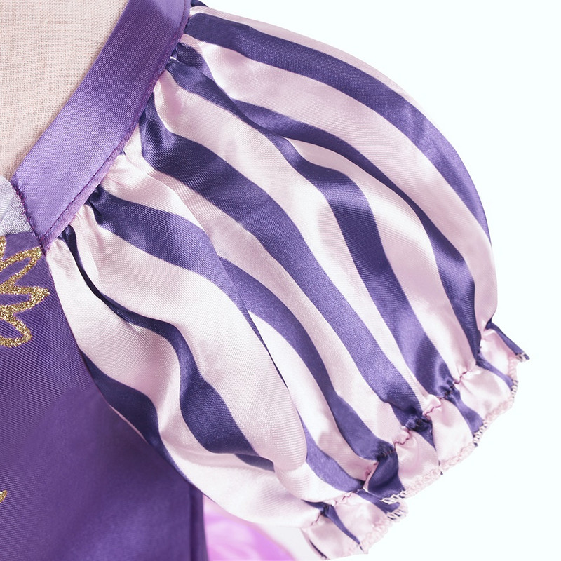 Vaikų mergaičių Rapunzelių suknelė Vaikams susivėlusi karnavalas Mergaitės princesės kostiumas Gimtadienio vakarėlio suknelės apranga Drabužiai 2–8 m.