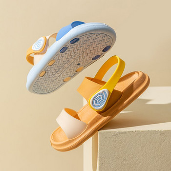 Детски спортни сандали Леки летни детски плажни сандали за момичета Нехлъзгащи се бебешки ежедневни обувки за тийнейджъри Ученически равни обувки на открито