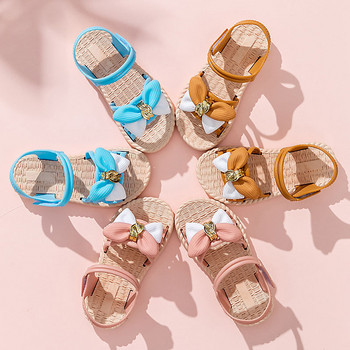 Καλοκαιρινά σανδάλια Baby girls Bow Αντιολισθητικό πάρτι Single Princess Παπούτσια αναπνεύσιμες μαλακές παντόφλες εσωτερικού χώρου