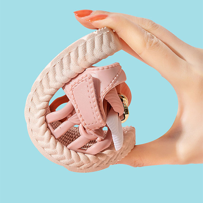 Suvised sandaalid Beebitüdrukutele Vibu libisemiskindlad peokingad Ühekordsed printsessikingad Hingavad pehmed sisesussid