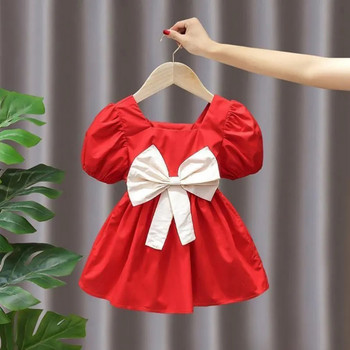 Κοριτσίστικα Ρούχα 2022 Νέα καλοκαιρινά πριγκίπισσα φορέματα ιπτάμενα μανίκια Παιδικά casual νυφικά για μωρά για κοριτσάκια