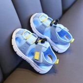 2022 m. nauji EVA vasaros sandalai berniukams, mergaitėms, paplūdimio batai, minkšti, lengvi, uždari, lauke, mažiems vaikams skirtos basutės