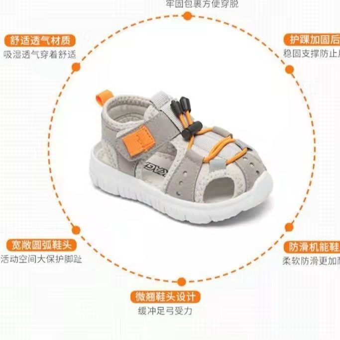 2022 m. nauji EVA vasaros sandalai berniukams, mergaitėms, paplūdimio batai, minkšti, lengvi, uždari, lauke, mažiems vaikams skirtos basutės