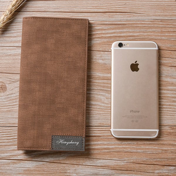 Itin plona stačiakampė piniginė vyrams