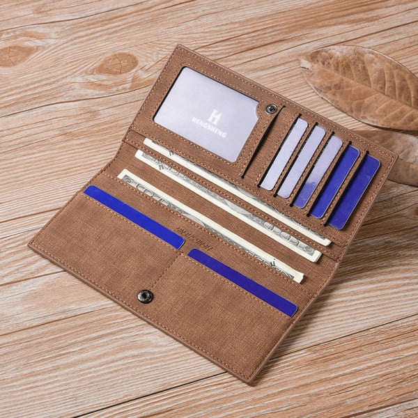 Itin plona stačiakampė piniginė vyrams