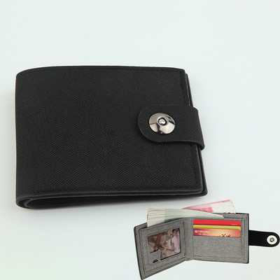 Maža tekstilinė piniginė su metaliniu užsegimu